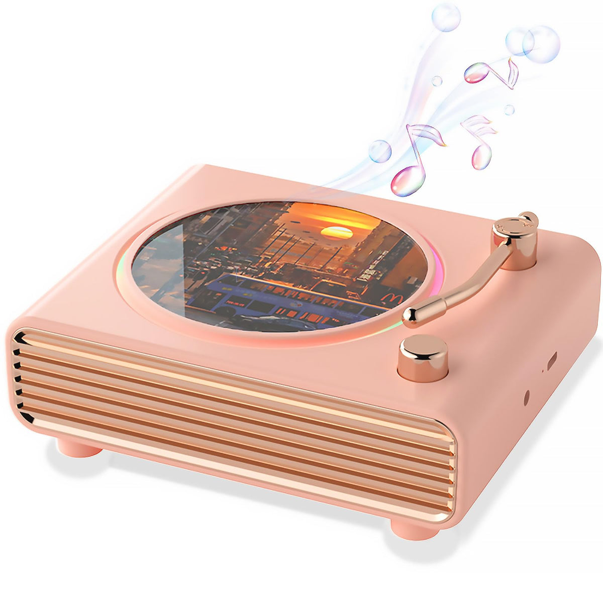 CozyAura™ Vintage Vinyl Bluetooth Speaker
