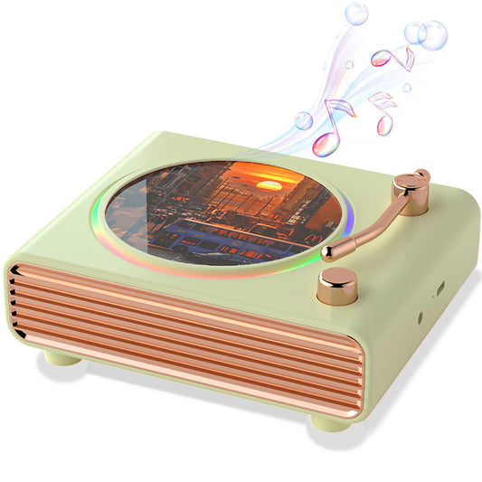 CozyAura™ Vintage Vinyl Bluetooth Speaker